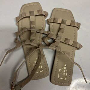 New! ShuShop Babe Sandals - Size 7.5 - Bone
